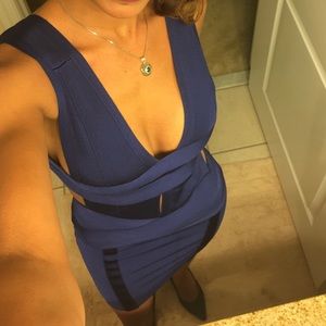 Bacon blue dress